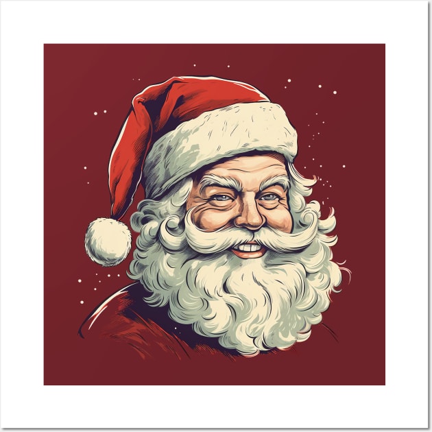 Vintage Santa Wall Art by kutna24